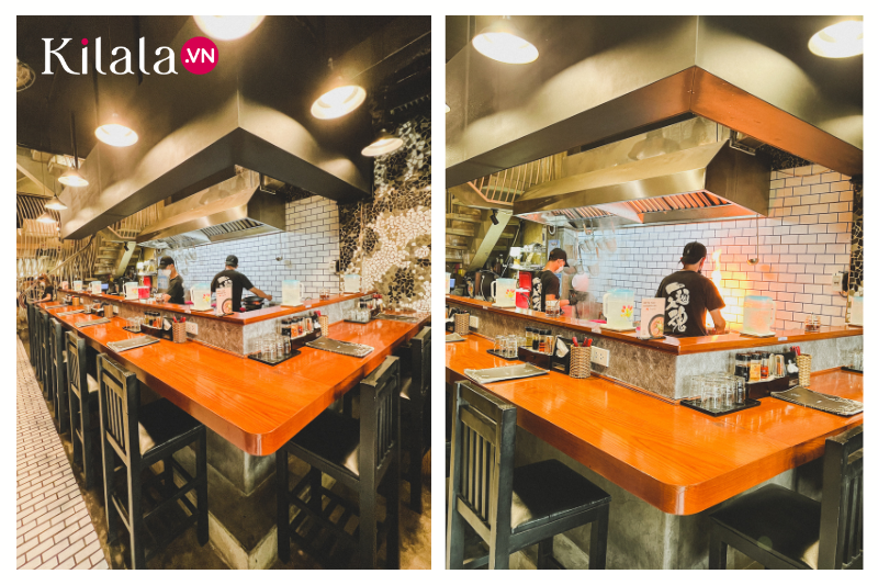 gian bếp mở gian bếp mở